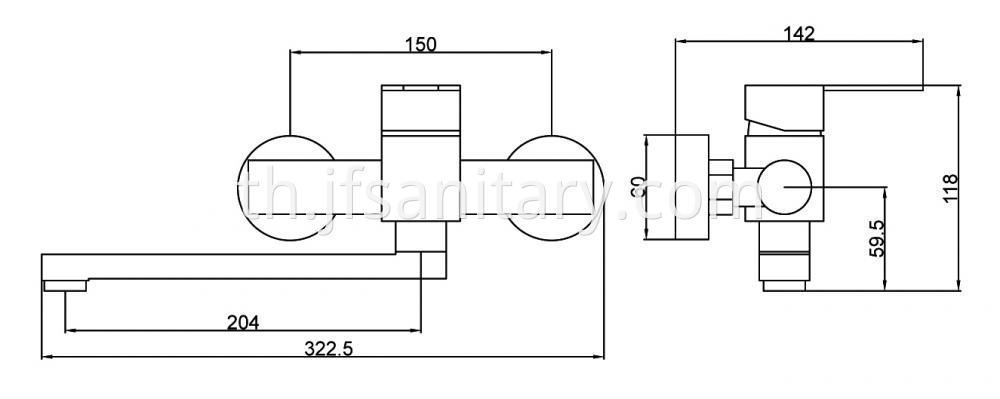 Size Of Long Reach Kitchen Faucet